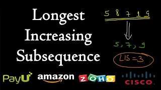 Longest increasing subsequence