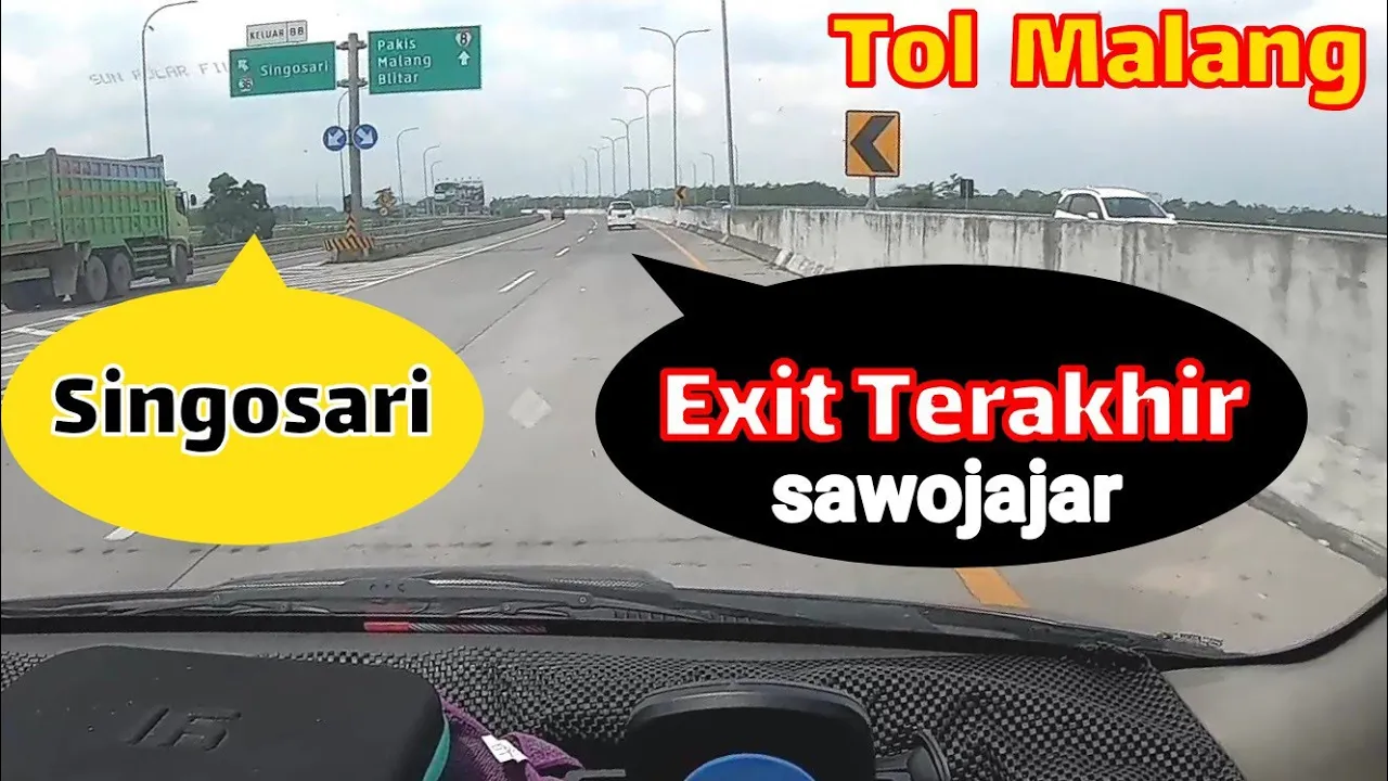 Perjalanan dari SURABAYA ke MALANG via SIDOARJO naik Motor 1,5 JAM!!!