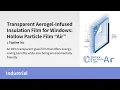 Lagu Transparent Aerogel-Infused Insulation Film for Windows: Hollow Particle Film \
