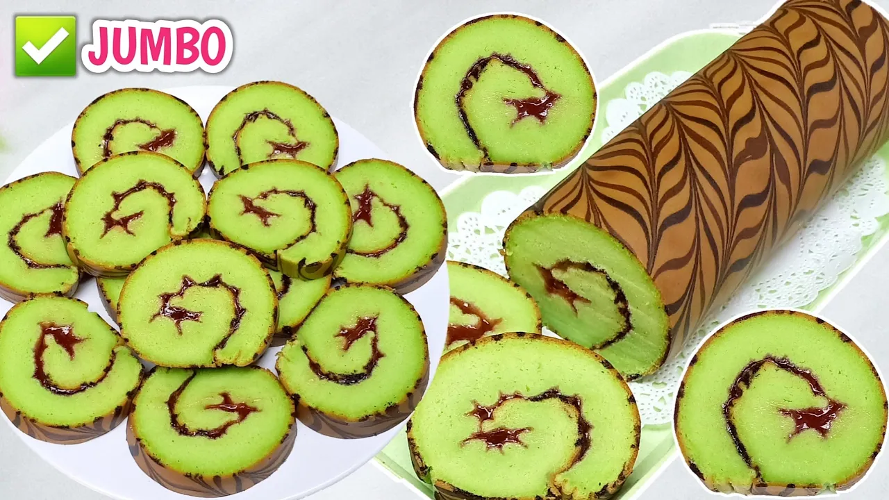 Hasilnya Jumbo Bikin Nagih - Bolu Gulung Pandan Anti Lengket Anti Retak Hasilnya Jumbo Bikin Nagih - Bolu Gulung Pandan Anti Lengket Anti Retak