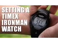 How to Set a Timex Ironman Triathlon Watch