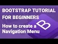 How To Create A Navigation Menu Using Bootstrap 4