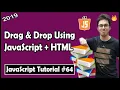 Drag Drop Elements with JavaScript and HTML JavaScript Tutorial In Hindi