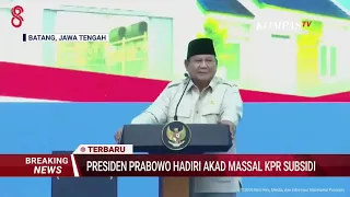 Canda Prabowo Saat Sambutan di Akad Massal KPR Boleh Bercanda Gak?