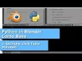 Ita Python in Blender Base Parte 3 - Stringhe liste tuple dizionari