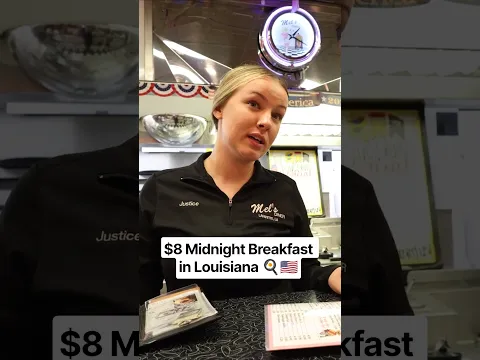 $8 Midnight Breakfast in Louisiana 🍳🇺🇸
