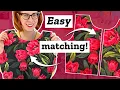 How to print match seams like a pro Easy pattern matching sewing tutorial