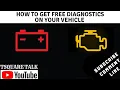 FREE HELP WHY IS MY ENGINE OR BATTERY LIGHT ON FREE CHECK ENGINE CHARGING SYSTEM DIAGNOSTICS