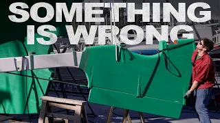 Sailing is over – we have to fix the rudder.