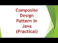 Composite Design Pattern in JAVA Practical