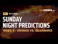 Sunday Night Football Predictions Week 5 - NFL Picks and Odds