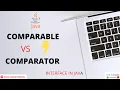 Comparable And Comparator In JAVA Interface in Java Interview Questions Collection
