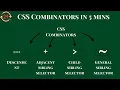 Episode 24 Master CSS Combinators in 5 mins