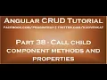 Call child component methods and properties using template reference variable