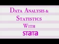 How to Add Value Labels in STATA Data Management Basics