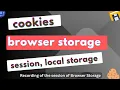 Frontend Master Teaches Cookies Local and Session Storage Hindi