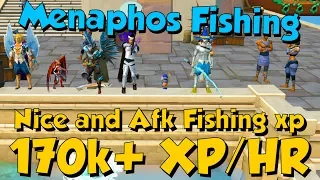 170k - Menaphos Fishing Runescape 3 Nice AFK Fast Fishing XP