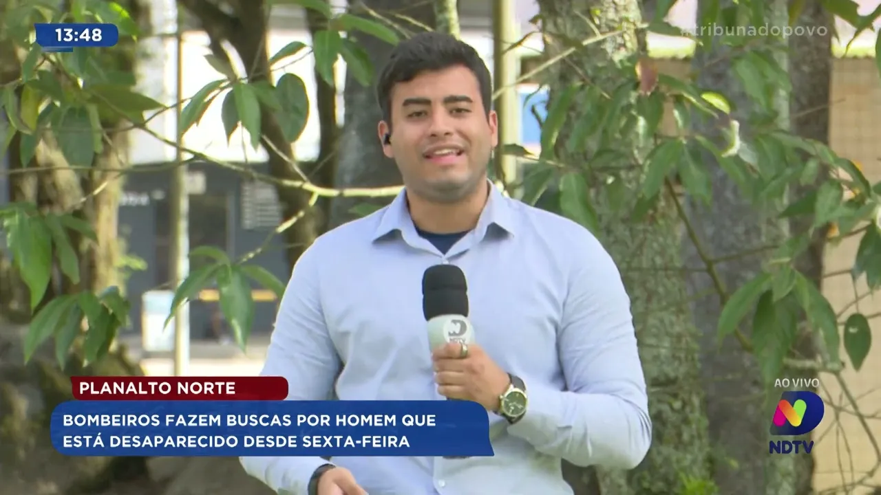 Planalto Norte: bombeiros fazem buscas por homem que está desaparecido desde sexta feira