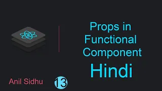 React tutorial in Hindi Props with functional component