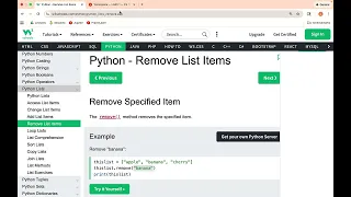 Python list methods append insert extend remove and pop CS105 at UIUC