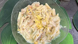 طريقة عمل مكرونة وايت صوص بالمشروم المطعم مع الشيف محمد حامد 