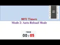 Lecture 15 8051 Timer Mode 2 Programming With Example Timer modes