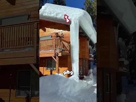 غلطة صغيرة خلّت الكارثة تحصل 😂❄️
