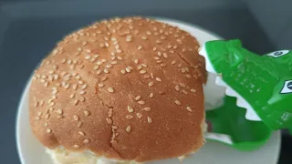 Lina Javier is live Hungry croc trying to grab and eat hamburger