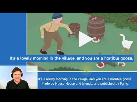Let's Play Untitled Goose Game | Learn English by Listening to Comprehensible Input for Beginner ESL