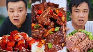 Ngày bí ngô bị ép làm chủ nhà Ẩm thực nông thôn Nước sốt ớt Tiktok Cay Anh em ăn no
