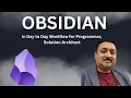 How I take notes in Obsidian as programmer software engineer and Consultant