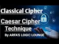 Caesar Cipher Technique Explained with Example Encryption Decryption Information Security