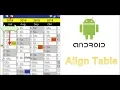 Android Align Table Center programmatically