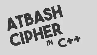 Atbash Cipher Encryption Decryption in C