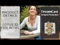 DreamCast Lotus 32 Concrete Fire Bowl - Product Overview
