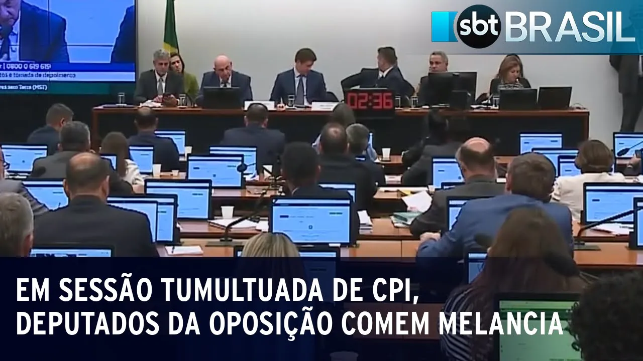General Gonçalves Dias fala em CPI do MST | SBT Brasil (01/08/23)