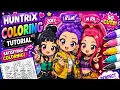 K-Pop Demon Hunters Coloring Pages Huntrix Coloring Tutorial