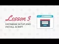 PHP Login and Registration Tutorial Database Setup and Install Script