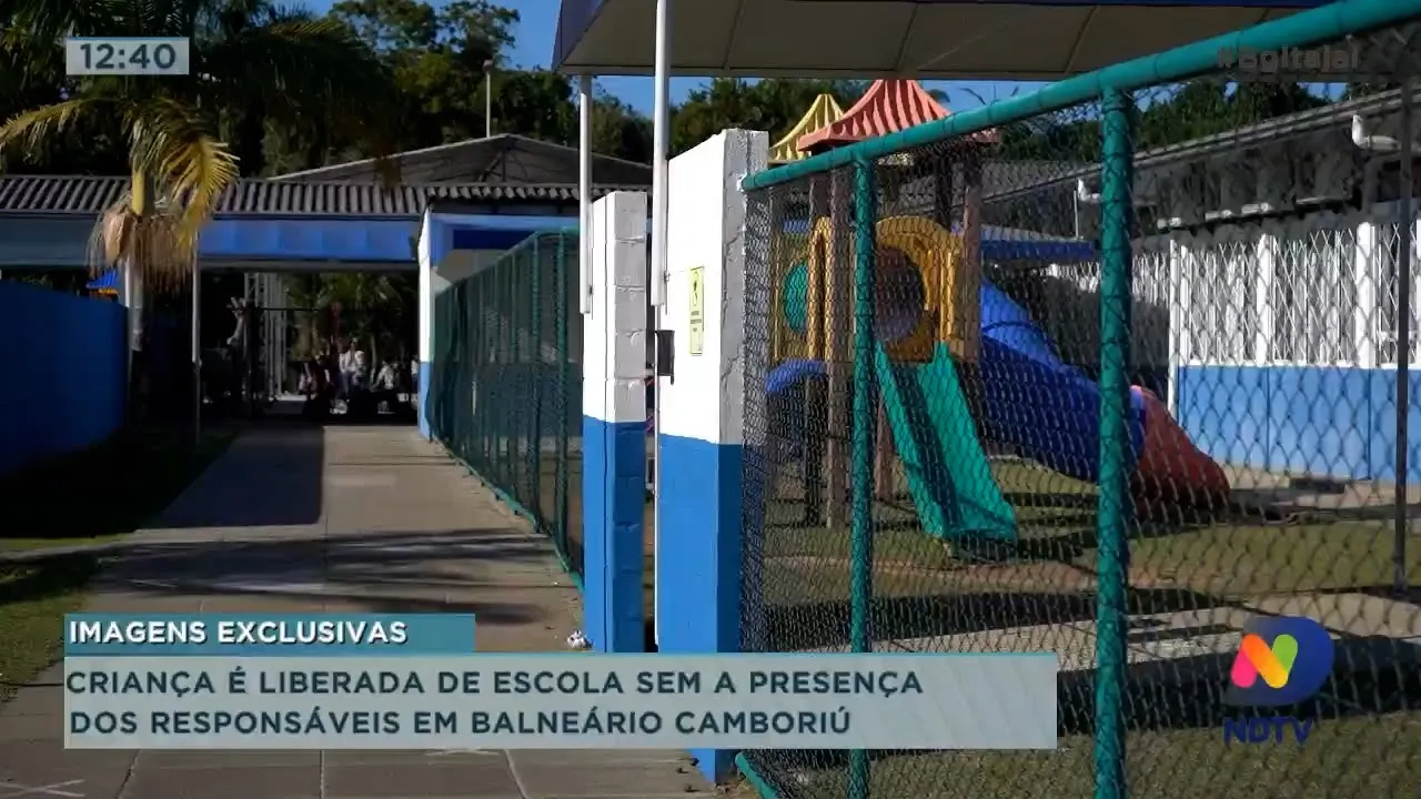 Criança é liberada de escola sem a presença dos responsáveis em Balneário Camboriú