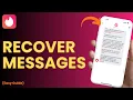 How to Recover Tinder Messages
