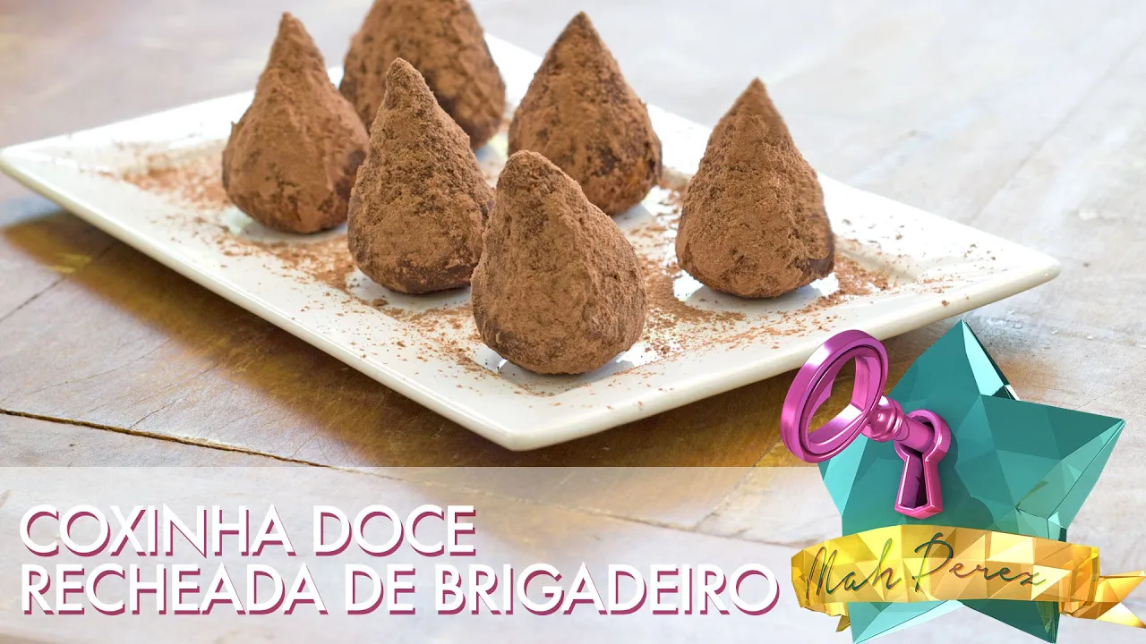 COMO FAZER COXINHA DOCE RECHEADA COM BRIGADEIRO! SEGREDINHOS #89