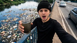 FUI a PRIMEIRA PESSOA a TOMAR ÁGUA SUJA do RIO TIÊTE!
