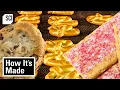 How Potato Chips Pretzels Chocolate Chip Cookies Are Made How It s Made Science Channel