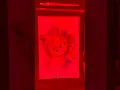 Red and Blue Drawing 3D - Sonic and shadow