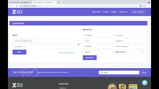 How to login Zex PR Wire portal