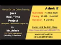 Java Real-time Project Full Stack Session-03 Ashok IT