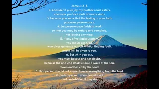 Memorize James 1 2-8 Consider it pure joy my brothers and sisters whenever you face trials