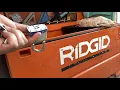 RIDGID 48R-OS STORAGE CHEST LOCK INSTALL