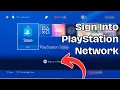 How to Sign Into PlayStation Network on PS4 Easy Method