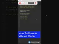 Turtle Module Python - How To Draw Circle